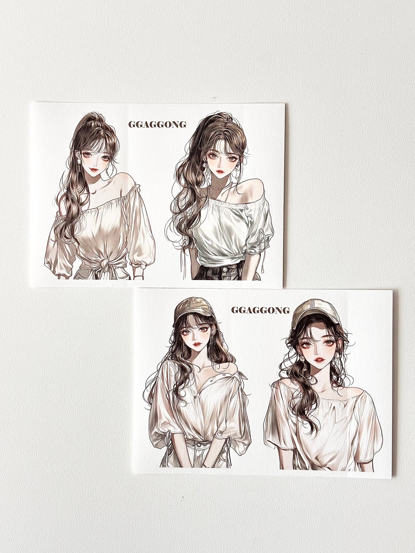 ggaggong女孩 vol.2 模造紙貼紙包