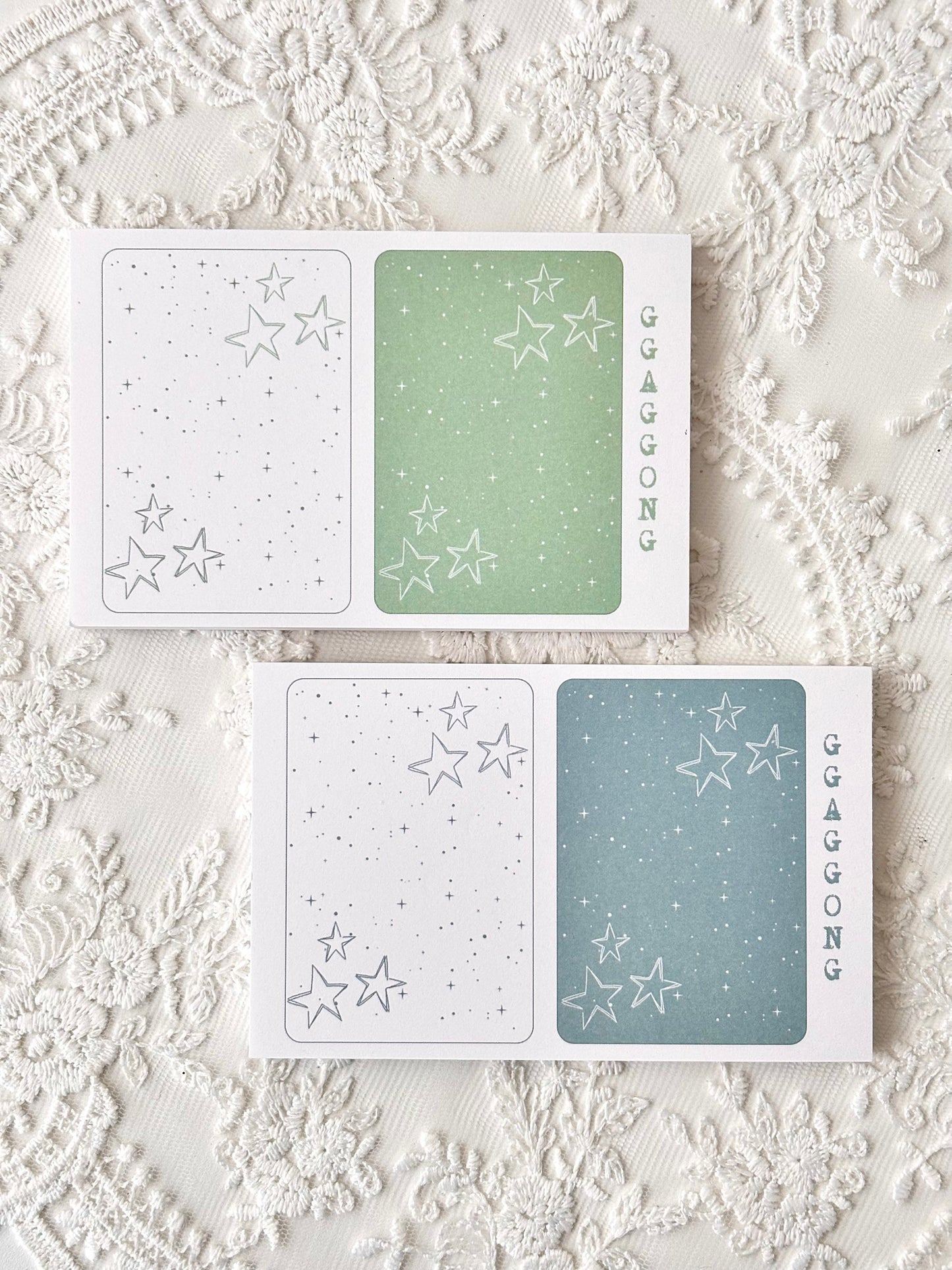 星星 便箋本套組 粉彩款