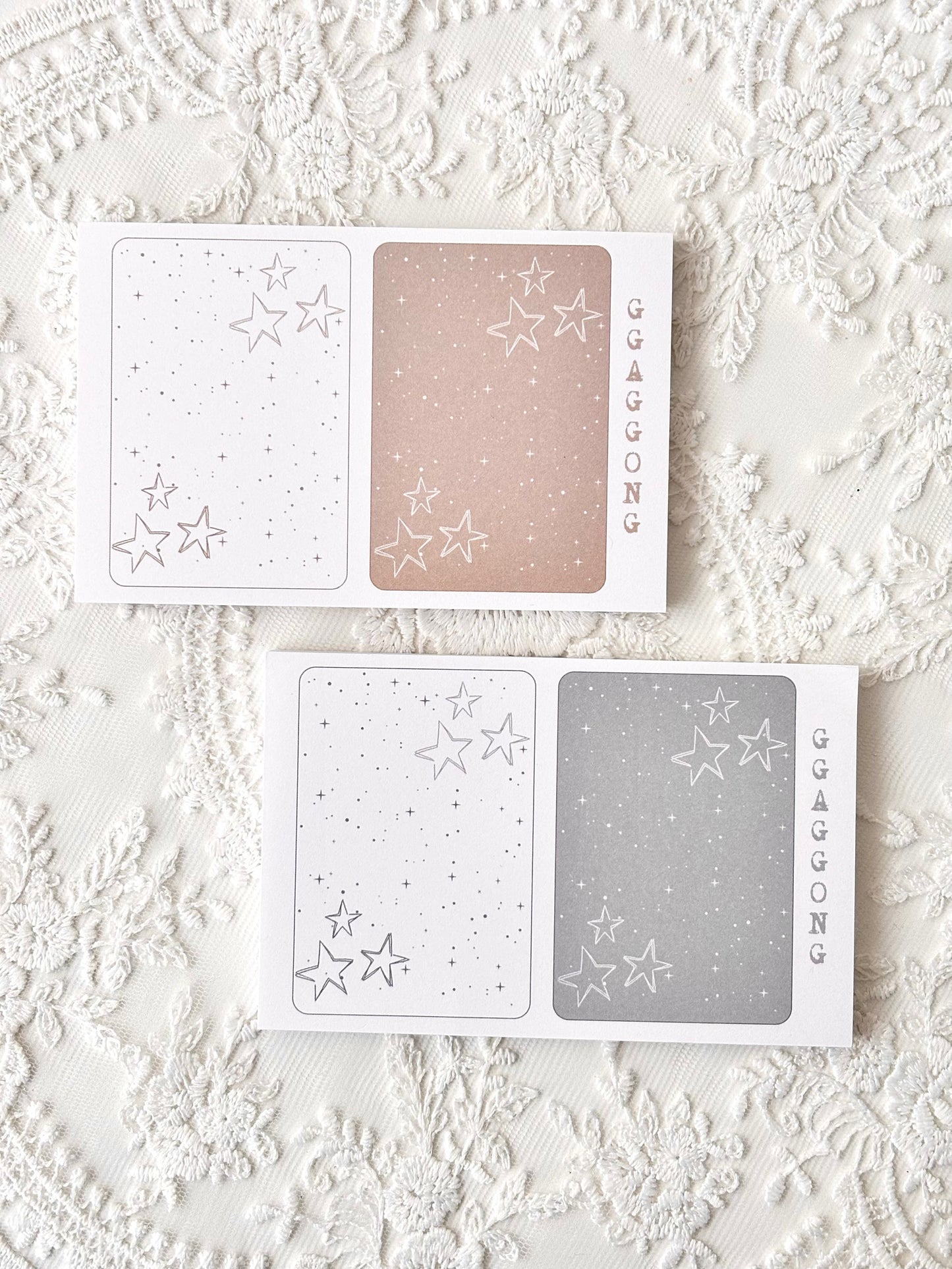 星星 便箋本套組 粉彩款