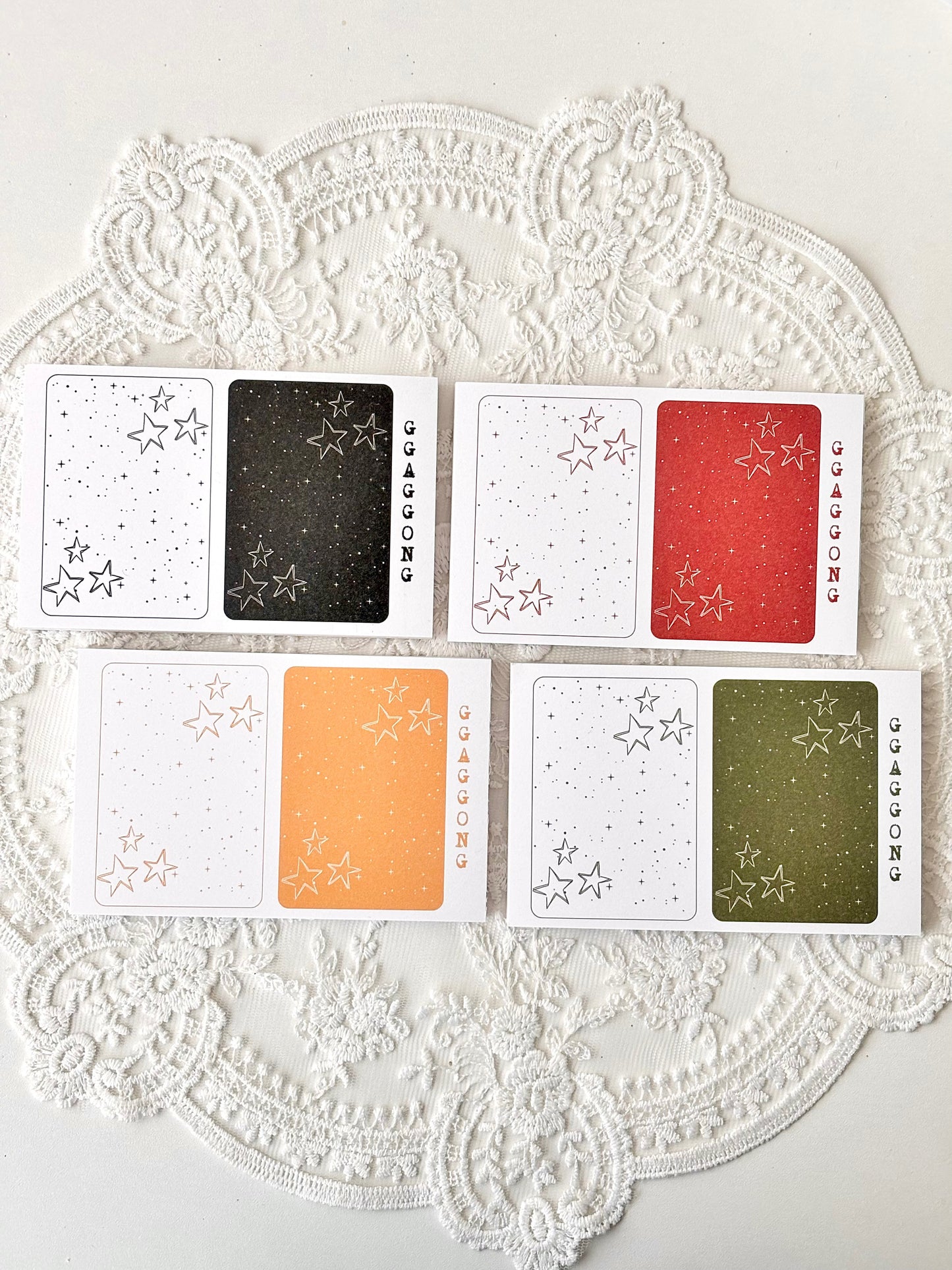 星星 便箋本套組 特別色