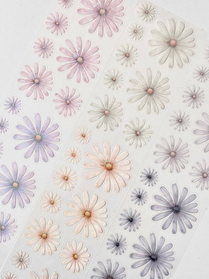 日照雛菊 亮面PET紙膠帶 (割型)