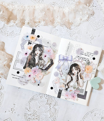 花朵六角形 便箋本組 基本色/特殊色