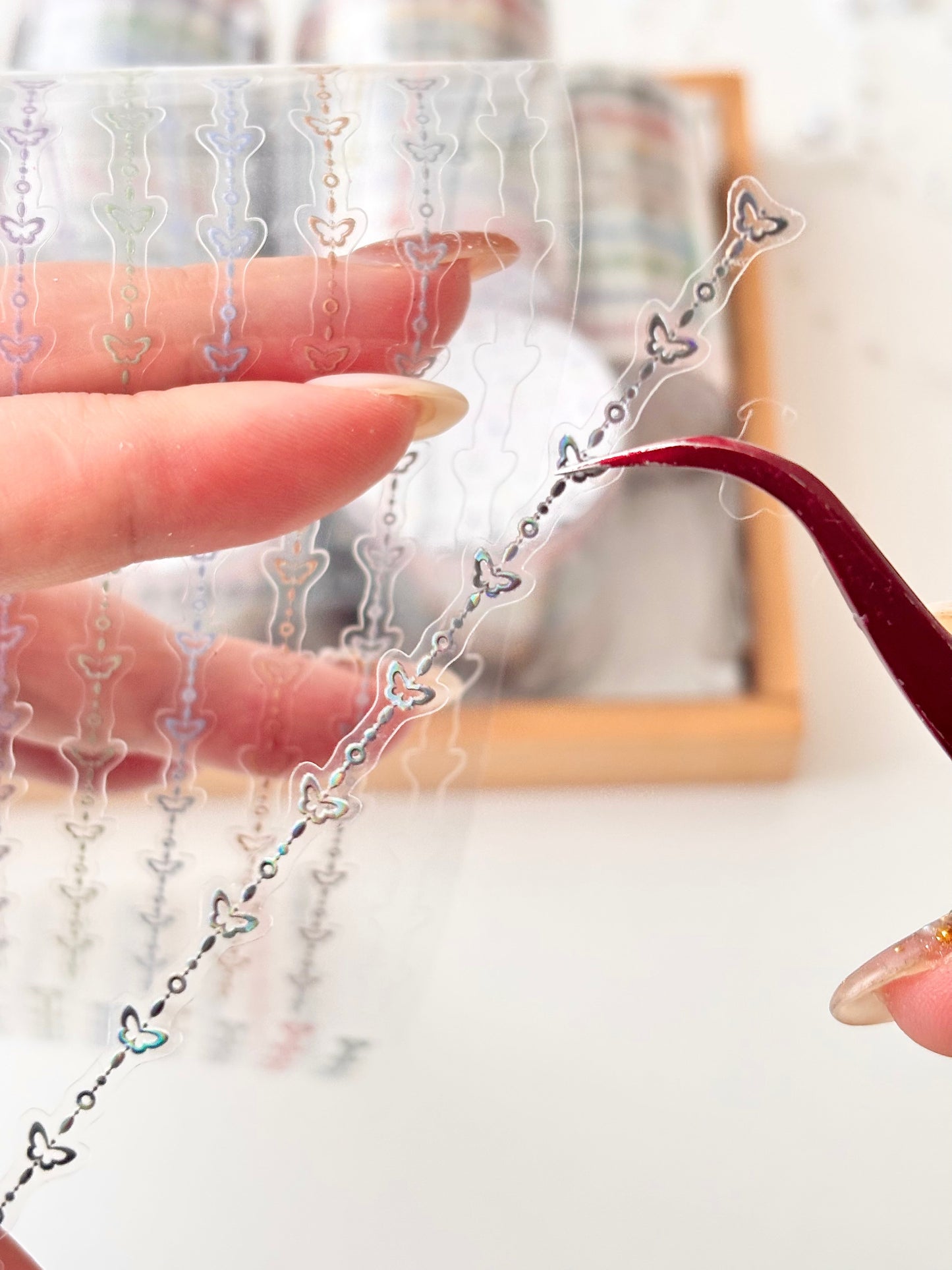 花邊線條 亮面PET紙膠帶 (割型)