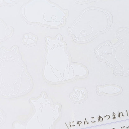 吉田次作商店 純白動物貼紙