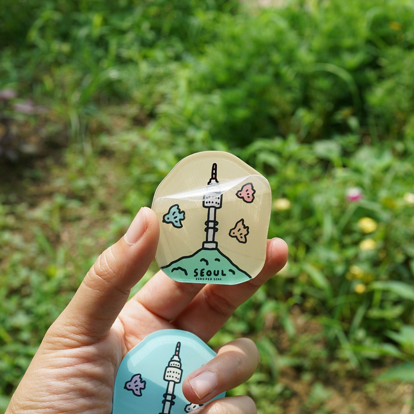 ZERO PER ZERO 磁鐵 首爾塔1 (黃色)