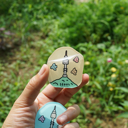 ZERO PER ZERO 磁鐵 首爾塔1 (黃色)