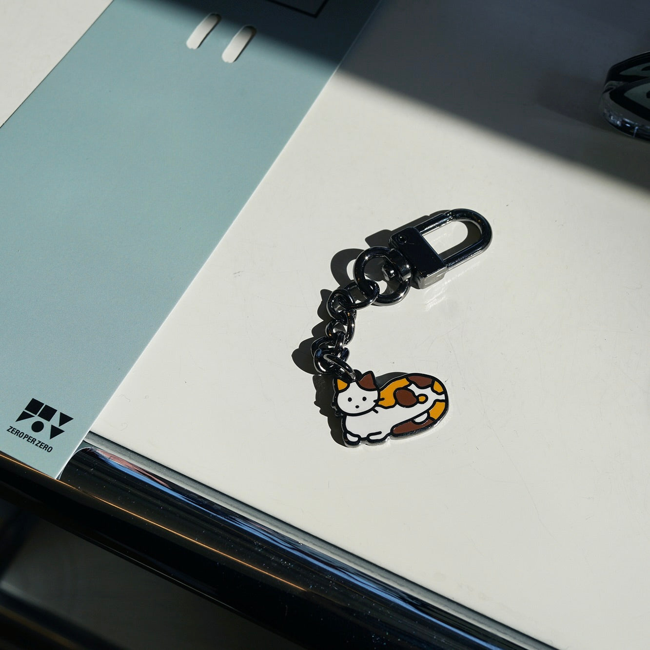 ZERO PER ZERO 金屬鑰匙圈 小貓