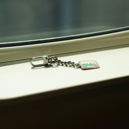 ZERO PER ZERO 金屬鑰匙圈 火車旅行