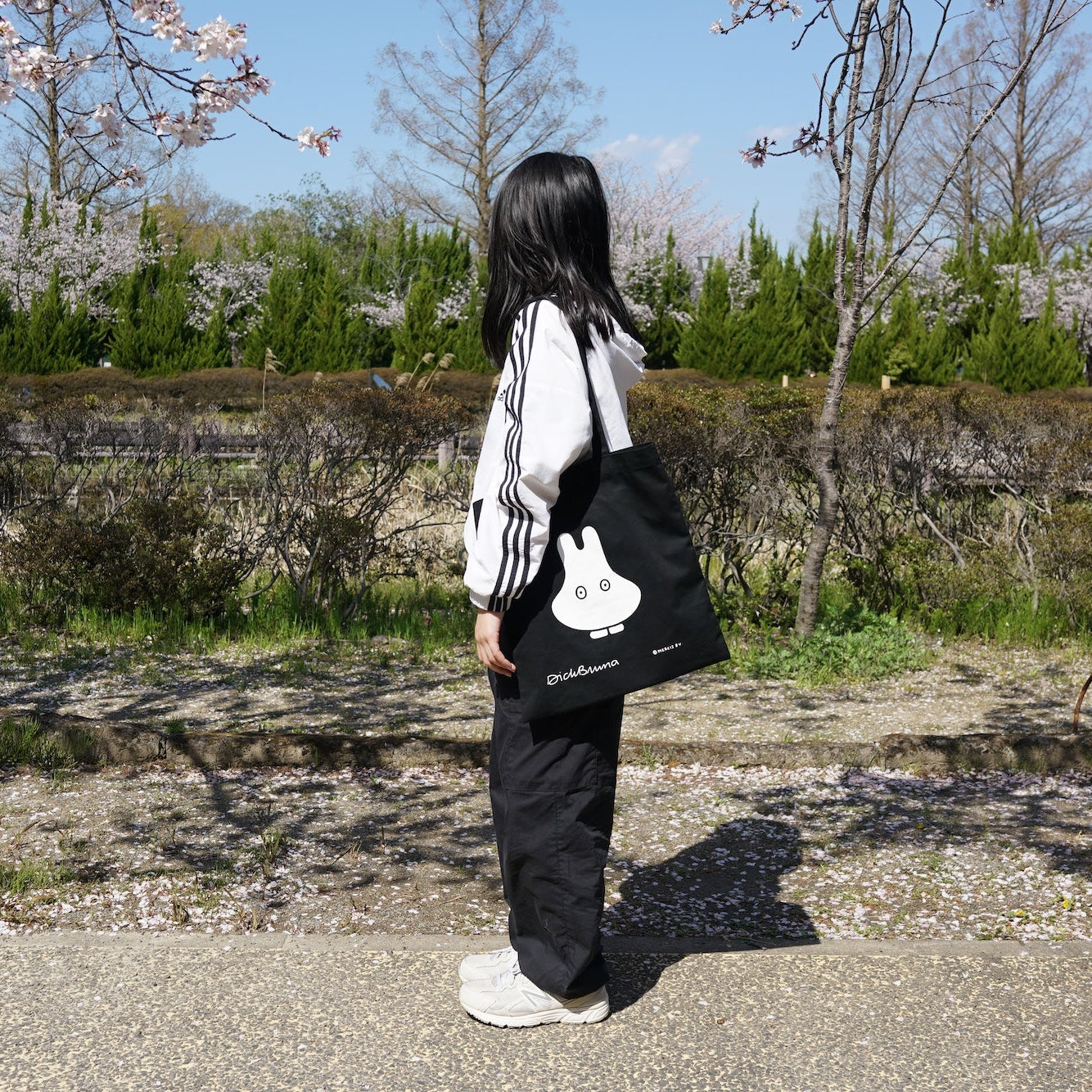 ZERO PER ZERO 帆布袋 黑色米妃幽靈