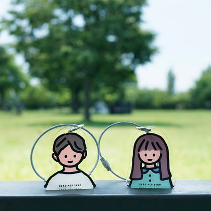 ZERO PER ZERO 鑰匙圈 小女孩