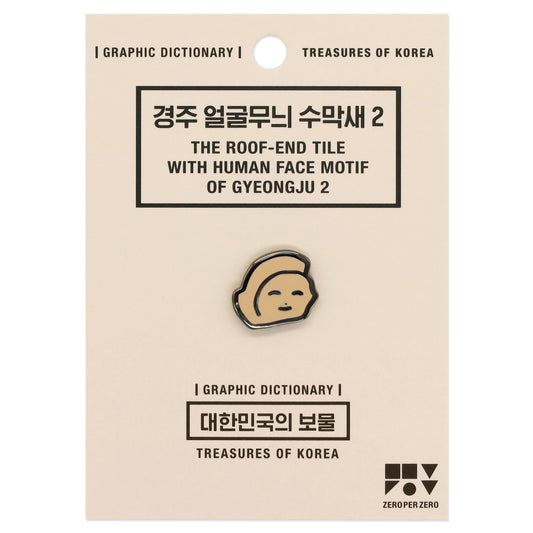 ZERO PER ZERO 徽章 人面紋瓦當2