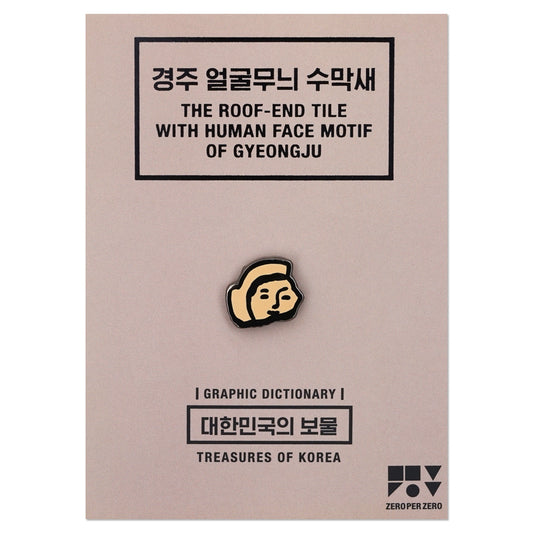 ZERO PER ZERO 徽章 人面紋瓦當