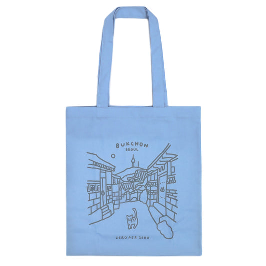 ZERO PER ZERO 帆布袋 北村 (藍色)