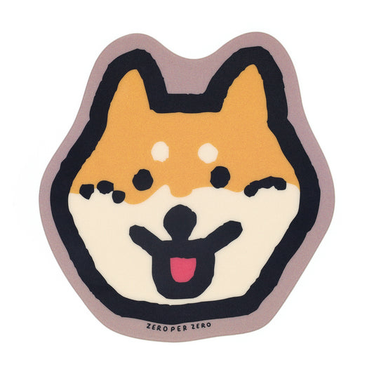 ZERO PER ZERO 滑鼠墊 柴犬臉