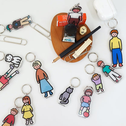 ZERO PER ZERO 可站立鑰匙圈 女人3L