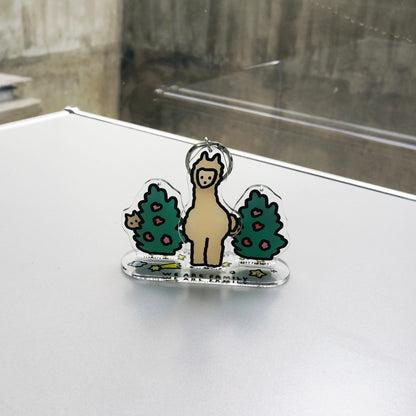ZERO PER ZERO 可站立鑰匙圈 羊駝